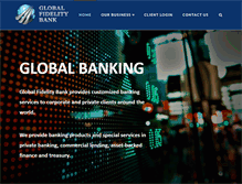 Tablet Screenshot of globalfidelitybank.com